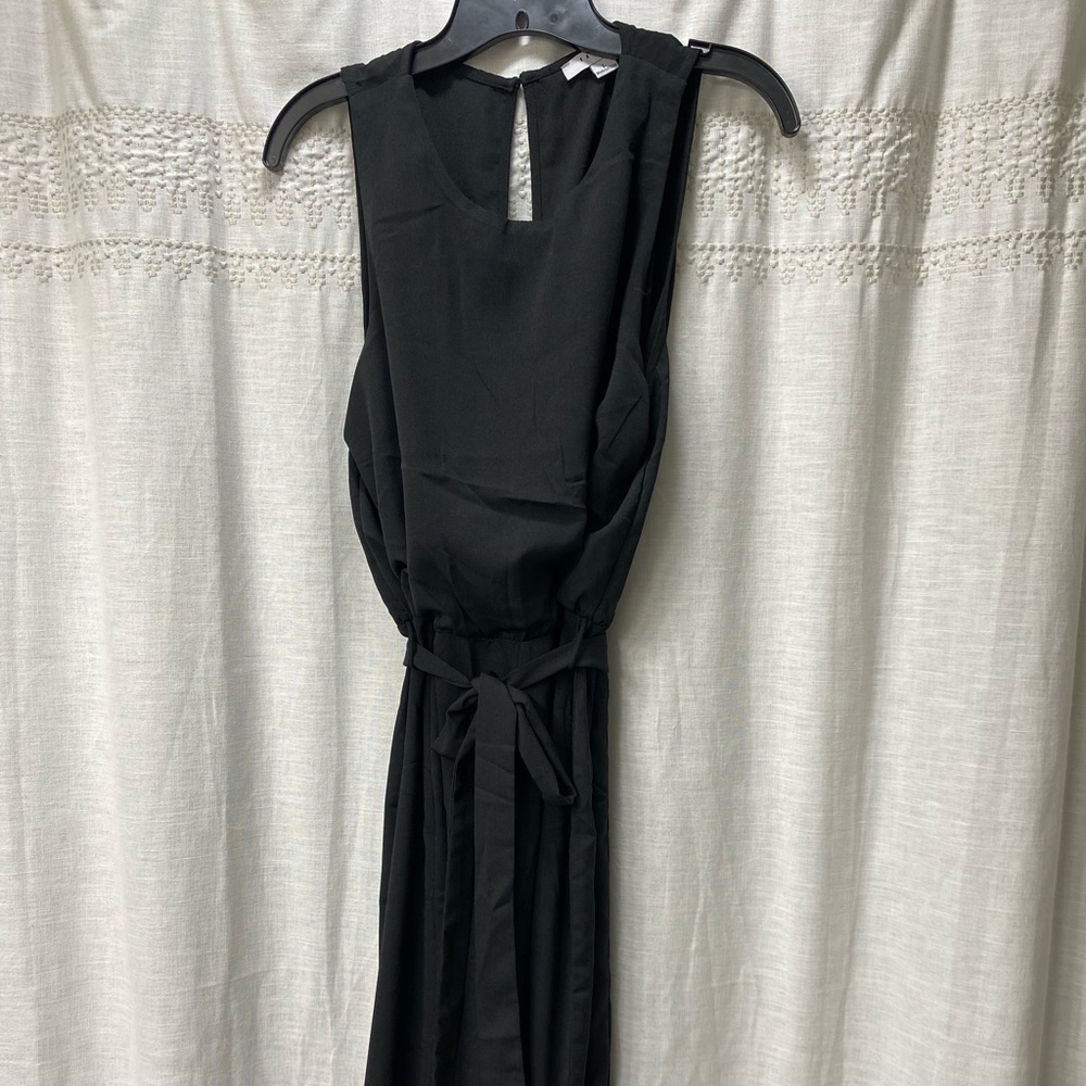 Black Full Length Jumpsuit